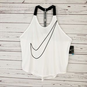 Nike Elastika Graphic Training Tank Top White XL
